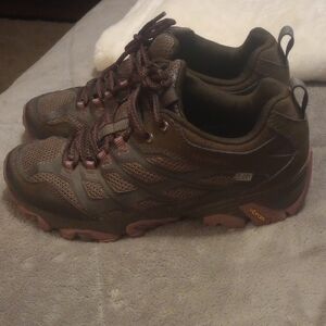 Merrell Moab Brown Waterproof Athletic Hiking Sneakers